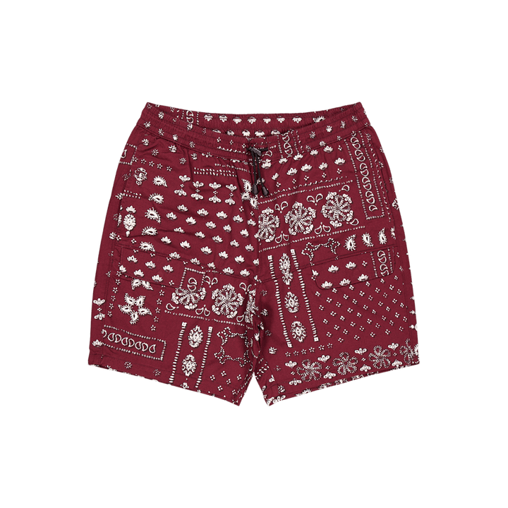 Trail Cargo Short - T3 Reds Bandana Remix Chocol