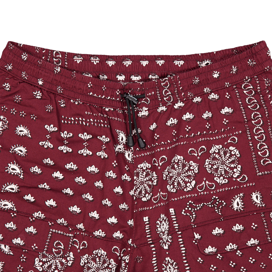 Trail Cargo Short - T3 Reds Bandana Remix Chocol