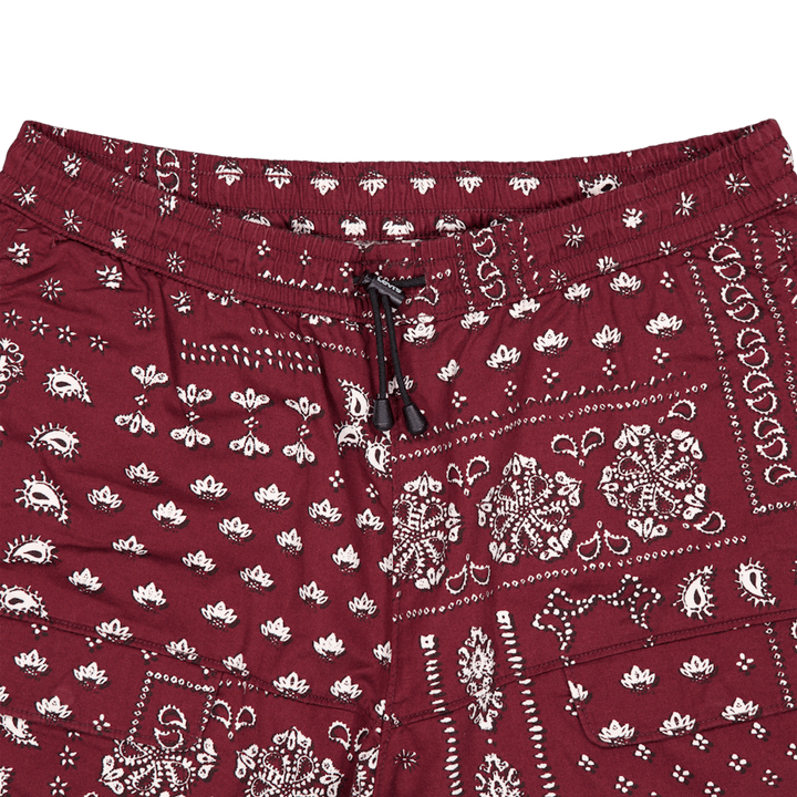 Trail Cargo Short - T3 Reds Bandana Remix Chocol