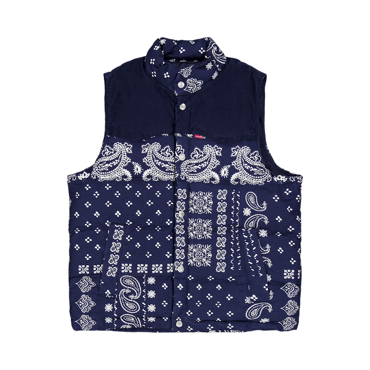 Western Super Puffer Vst Dark Barkley Bandana