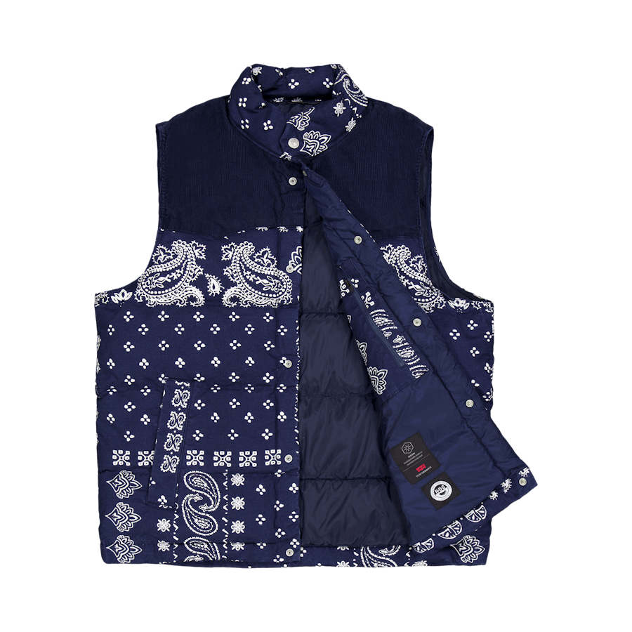 Western Super Puffer Vst Dark Barkley Bandana