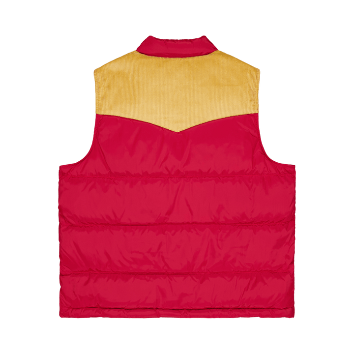 Western Super Puffer Vst Reds Rouge rythmique