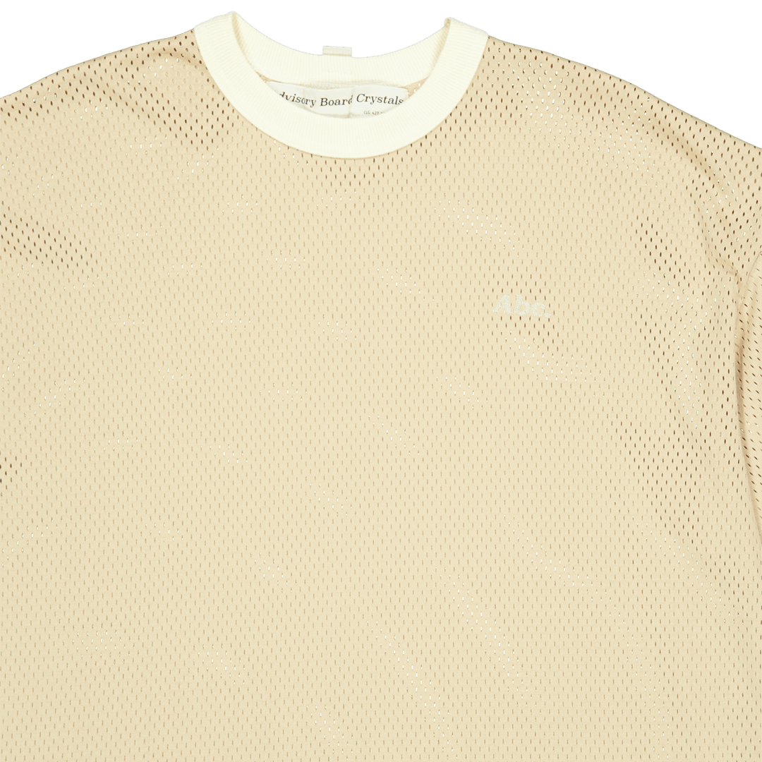 Abc. 123 Mesh Ringer-T-Shirt Ecru
