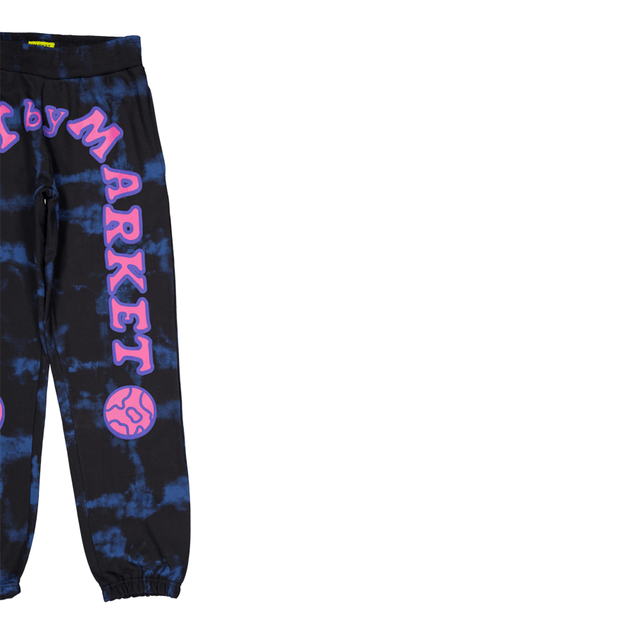 Cali Arc Peace Tie-dye Sweatpa Navy Smoke Tie-dye