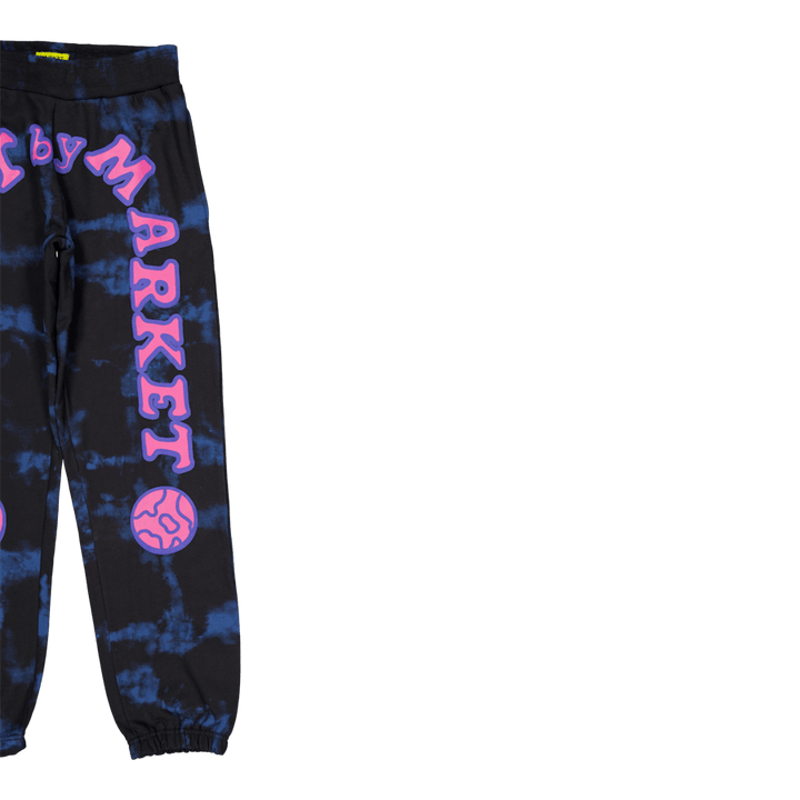 Cali Arc Peace Tie-dye Sweatpa Navy Smoke Tie-dye