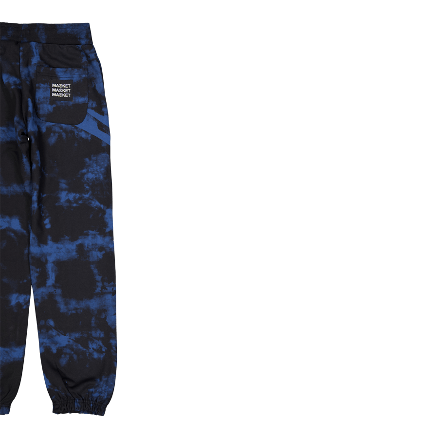 Cali Arc Peace Tie-dye Sweatpa Navy Smoke Tie-dye