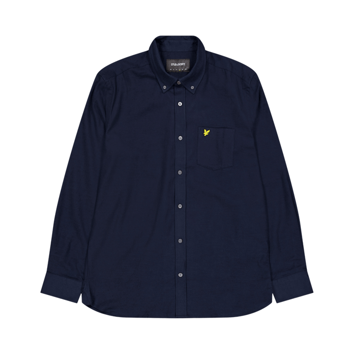 Camicia di flanella a tinta unita Z271 Dark