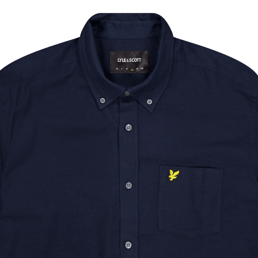 Camicia di flanella a tinta unita Z271 Dark