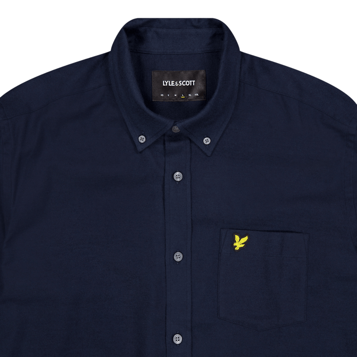 Camicia di flanella a tinta unita Z271 Dark