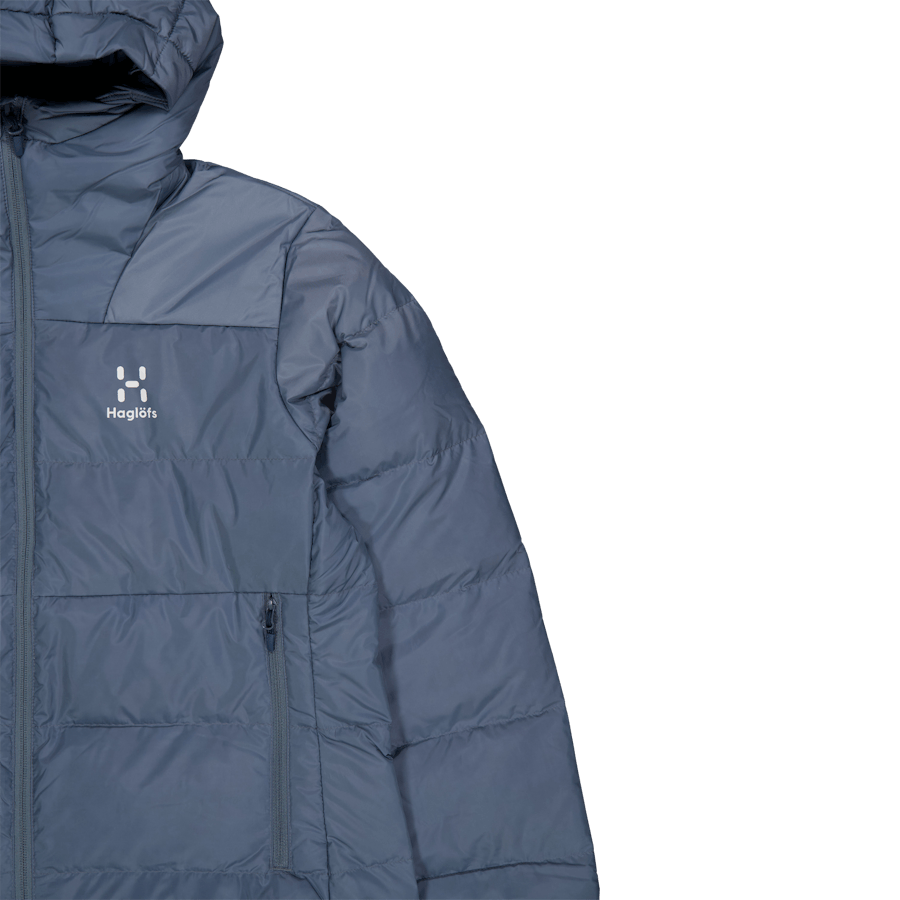 Capuche Bield Down W Bleu Acier