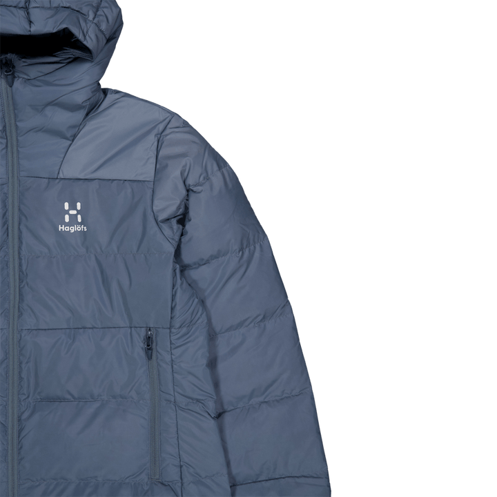 Capuche Bield Down W Bleu Acier