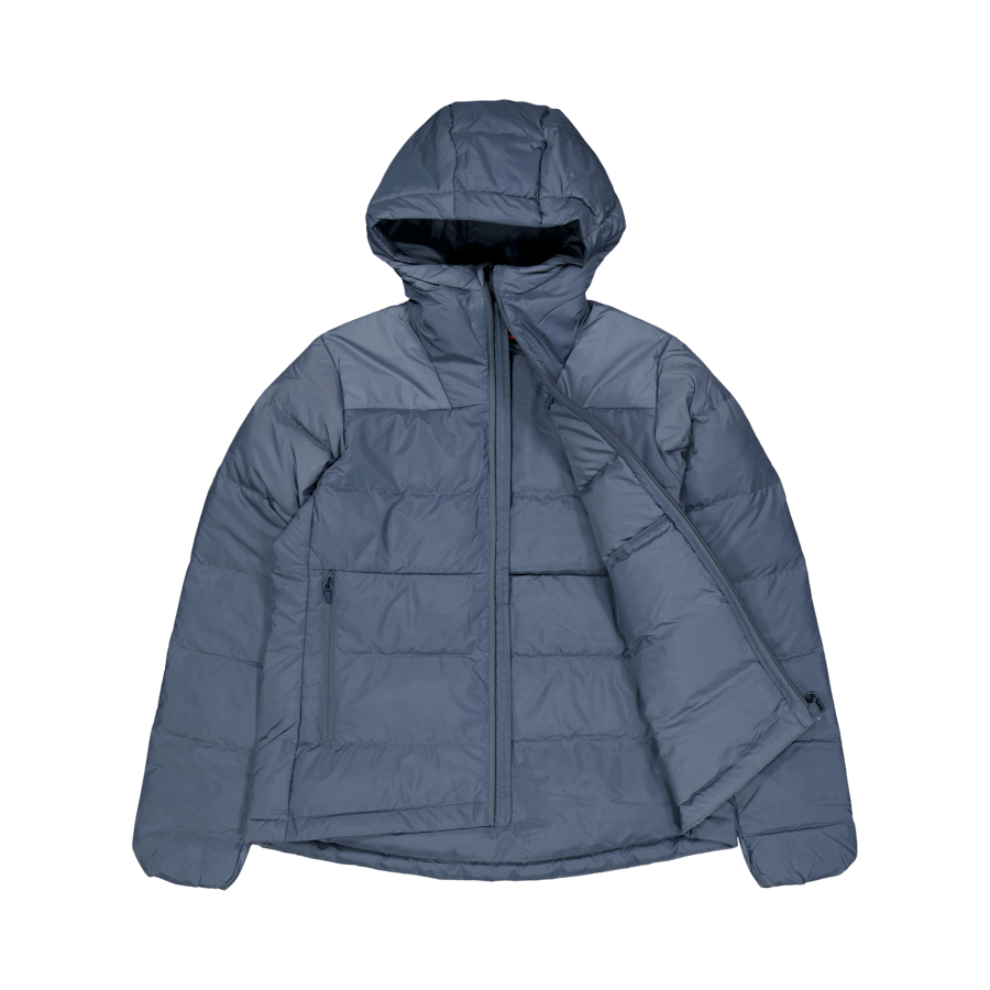 Capuche Bield Down W Bleu Acier