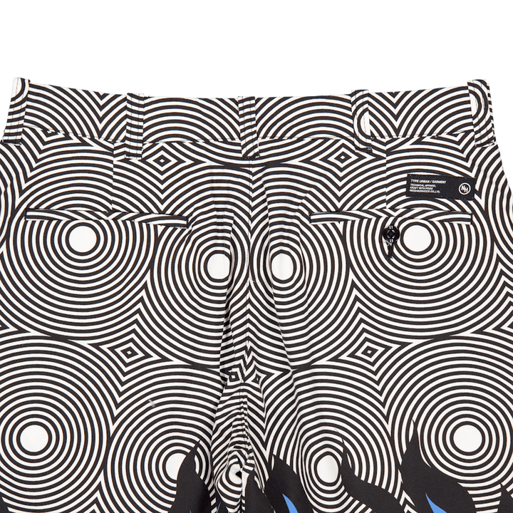 Nh X Dsc . Flammenmuster Kurz Schwarz