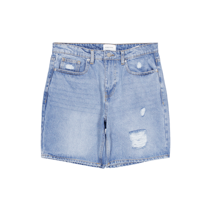 Studio Total Studio Total Icon Ripped Denim Shortsid