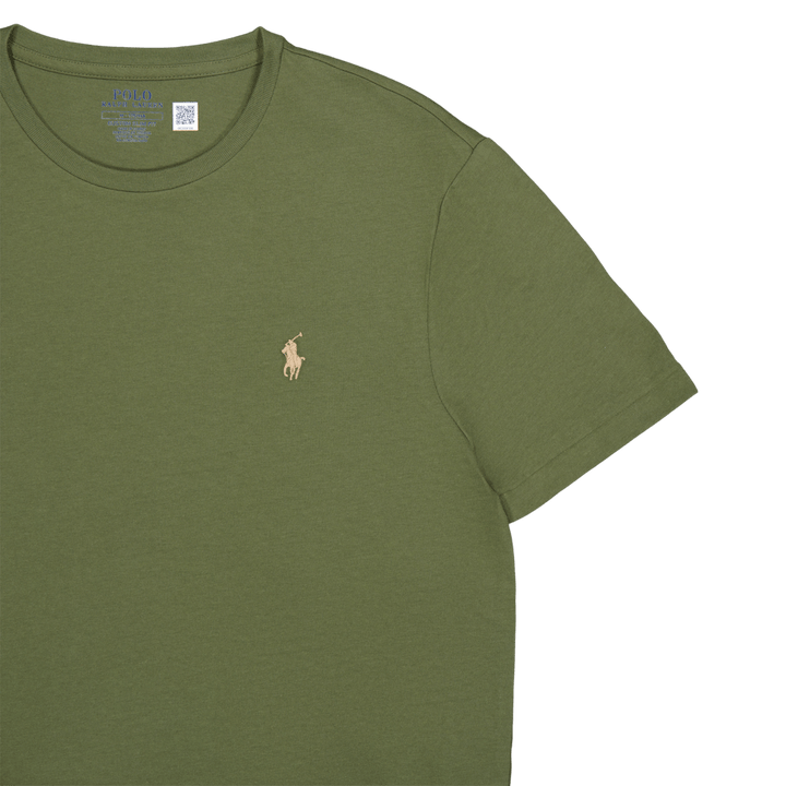 Vlastní tričko Slim Fit Jersey Crewneck T-Shirt Dark Sage