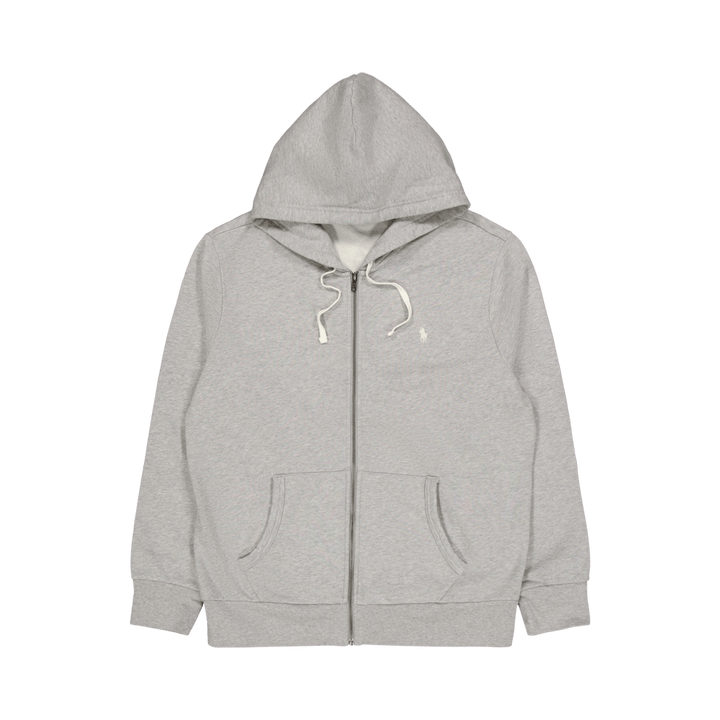 Loopback Terry-genser med glidelås og hettegenser Spring Heather