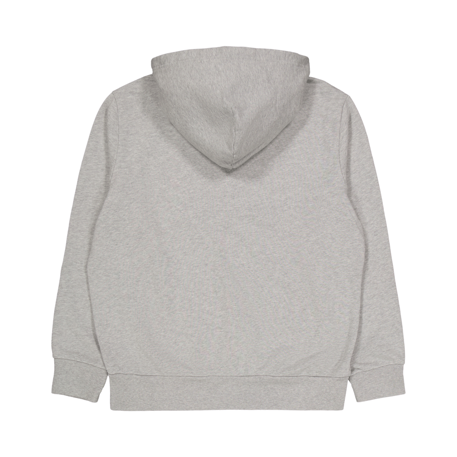 Loopback Terry-genser med glidelås og hettegenser Spring Heather