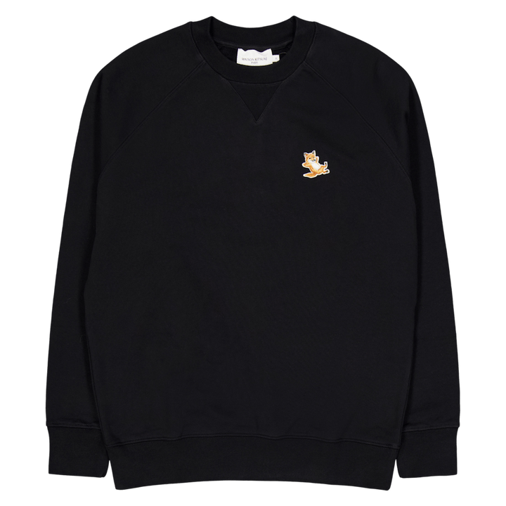 Chillax Fox Patch Classic Swea Schwarz