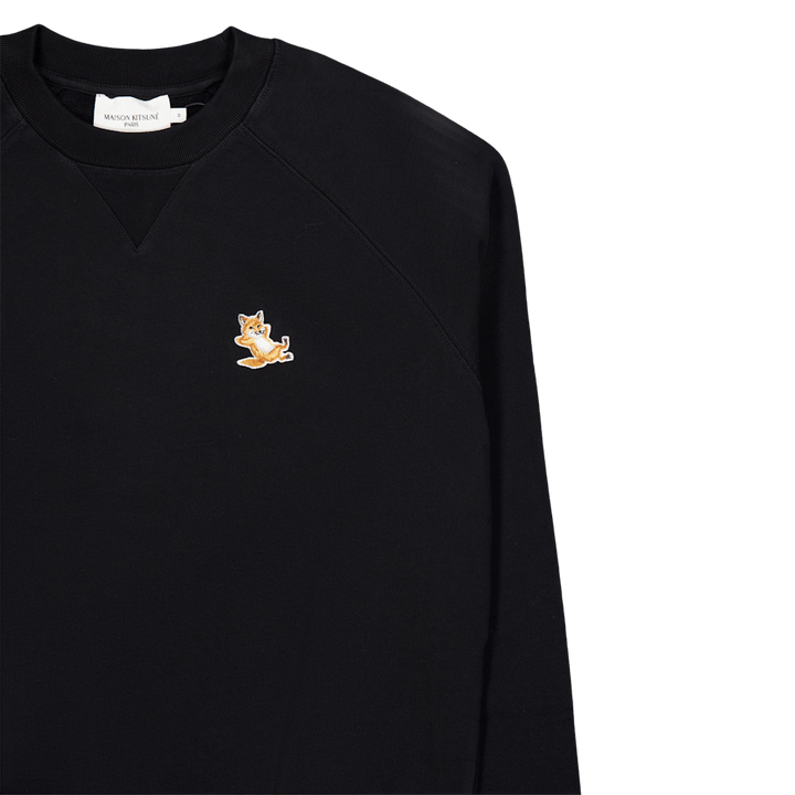 Chillax Fox Patch Classic Swea Schwarz