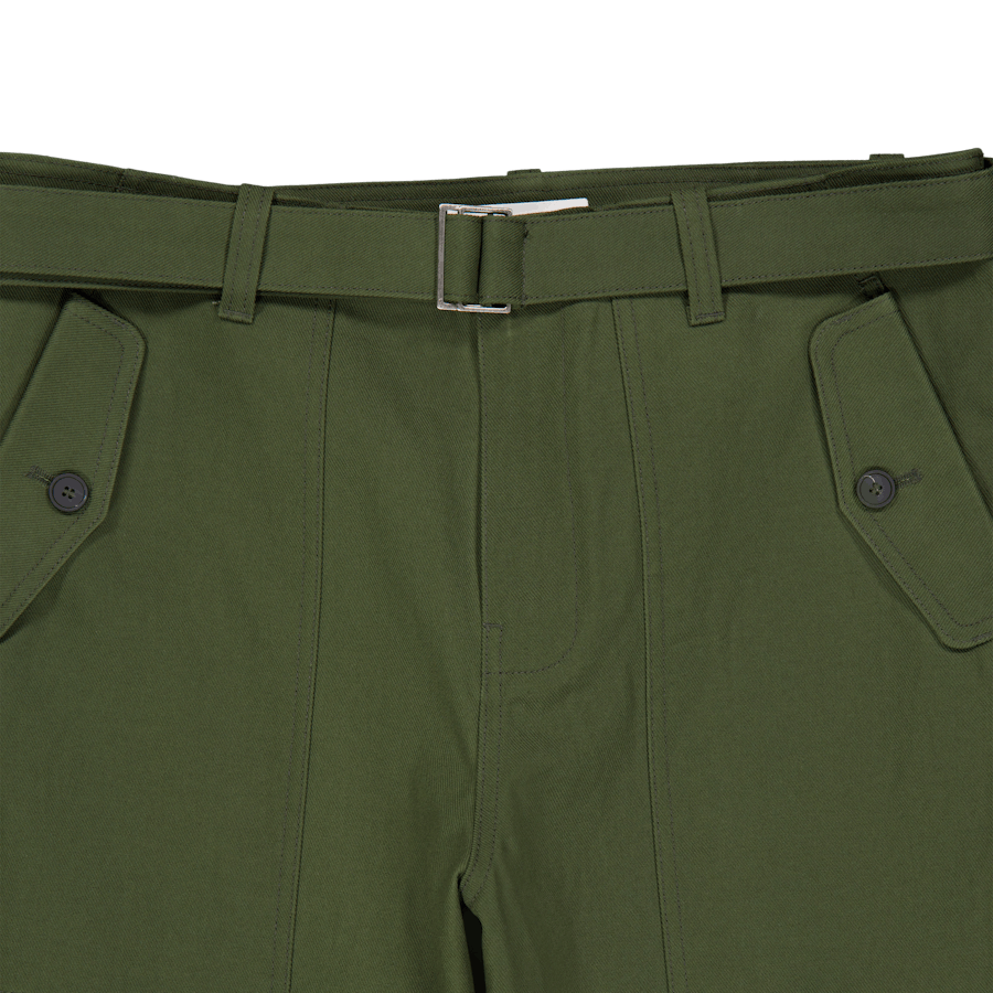 Pantalon de travail vert militaire