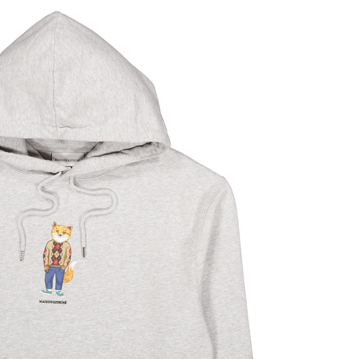 Dressed Fox Regular Hoodie Lig Grau Melange