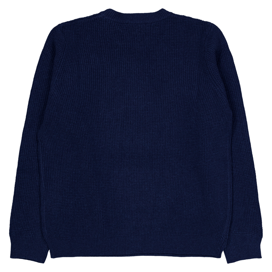 Maison Kitsune Handschrift Com Tinte Blau