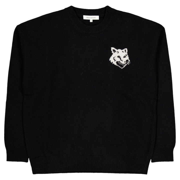 Fox Head Intarsia Comfort Jump Noir