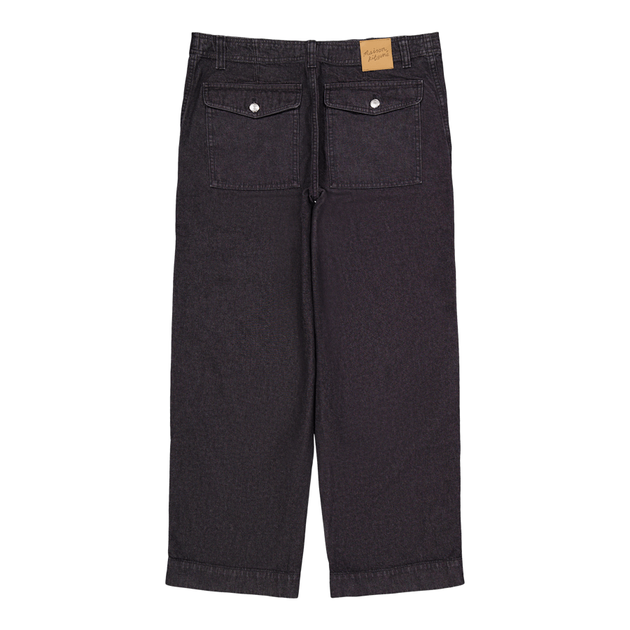 Workwear-Hose gewaschen Schwarz