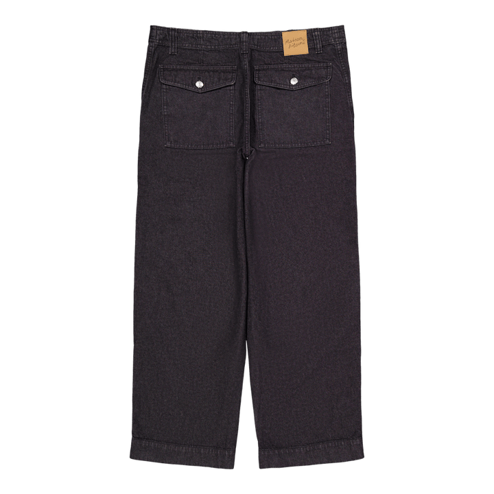 Workwear-Hose gewaschen Schwarz