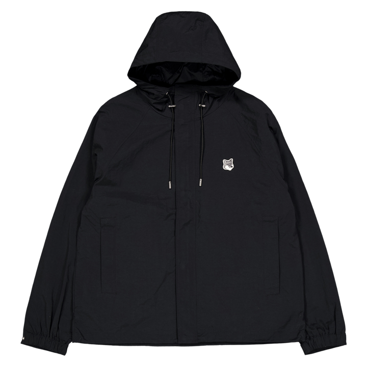 Windbreaker mit Kapuze Schwarz