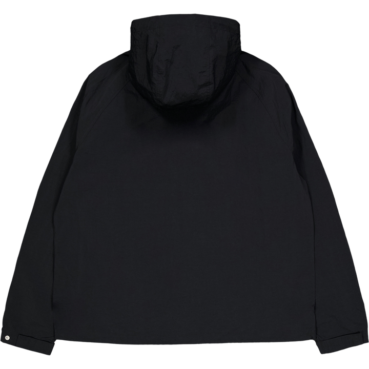 Windbreaker mit Kapuze Schwarz