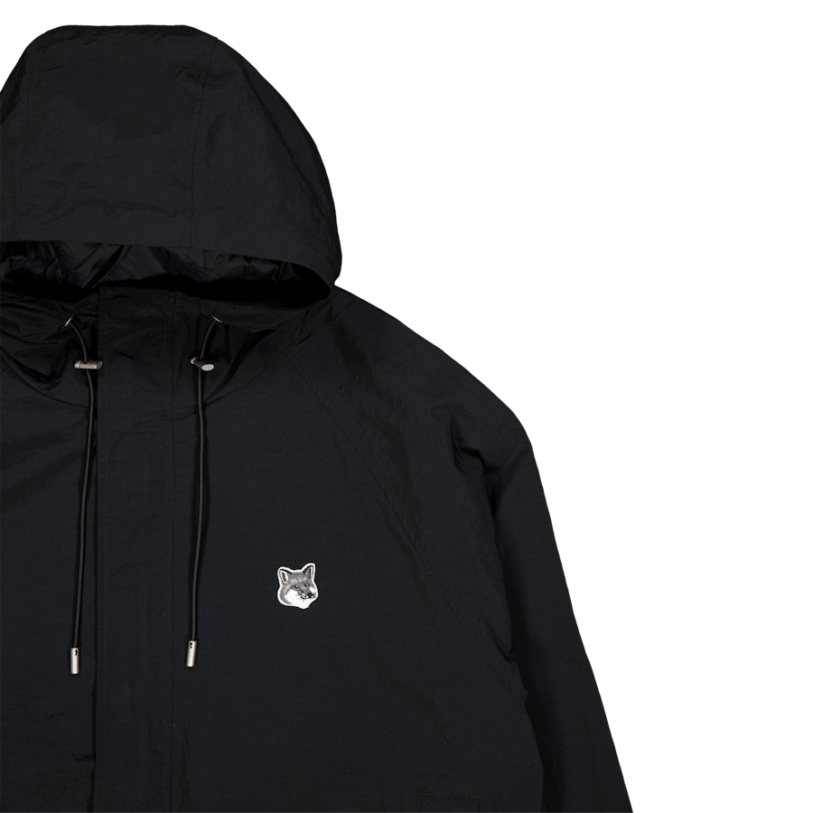 Windbreaker mit Kapuze Schwarz