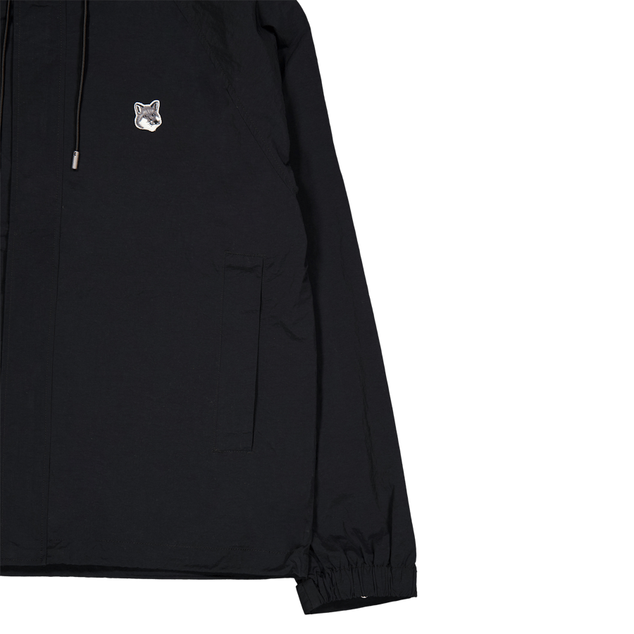 Windbreaker mit Kapuze Schwarz