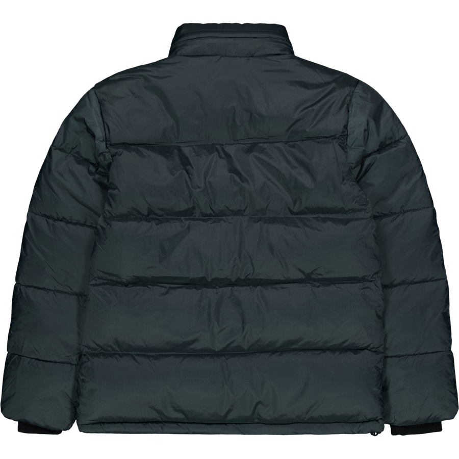 Jacke Zippe Col Haut Broderie Forest