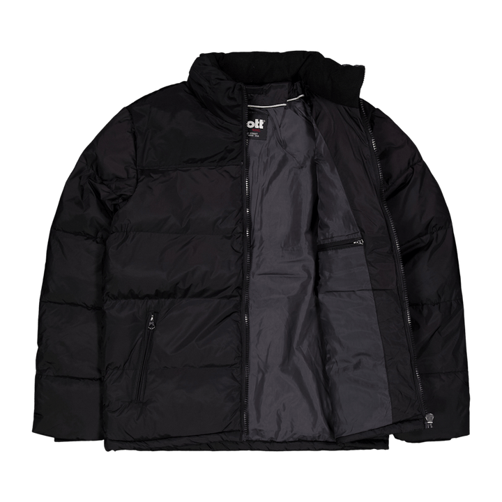 Veste Empiecement Et Broderie Noir
