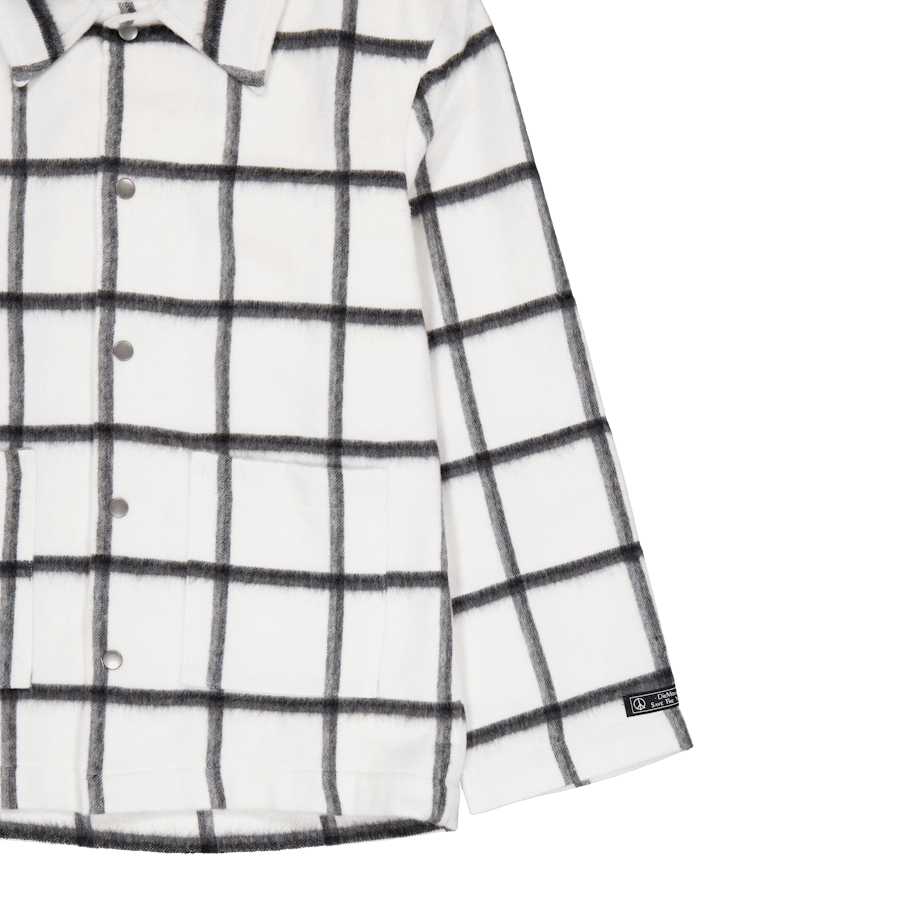 Bafaka Plaid - Jacke Weiß Karomuster