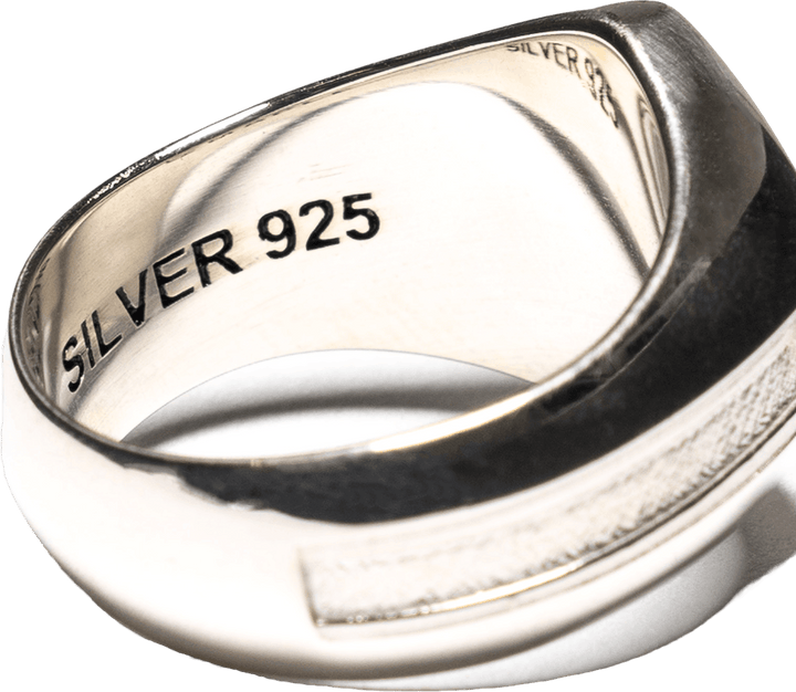 Psykotropklassring Silver 925/emerald