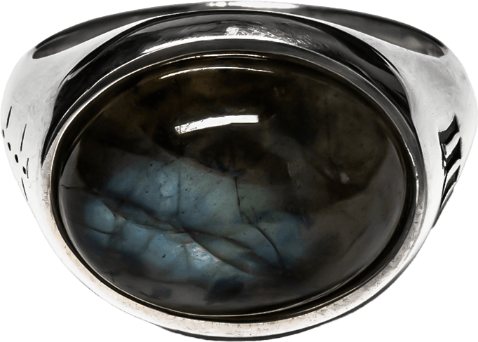 Tubby Ring Silver 925/labradorite