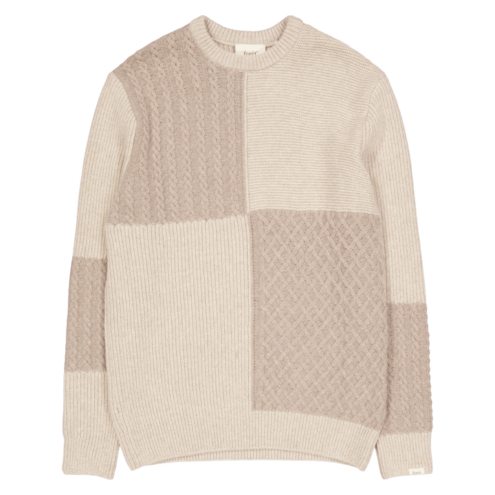 Orech Patchwork Knit Khaki