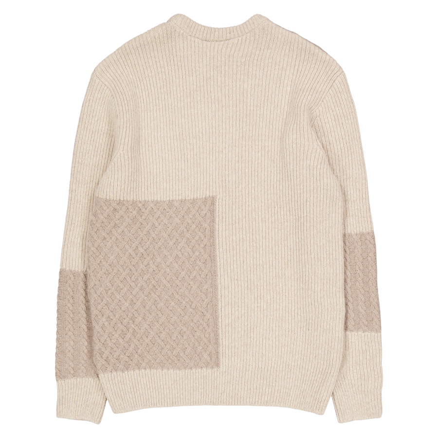 Orech Patchwork Knit Khaki