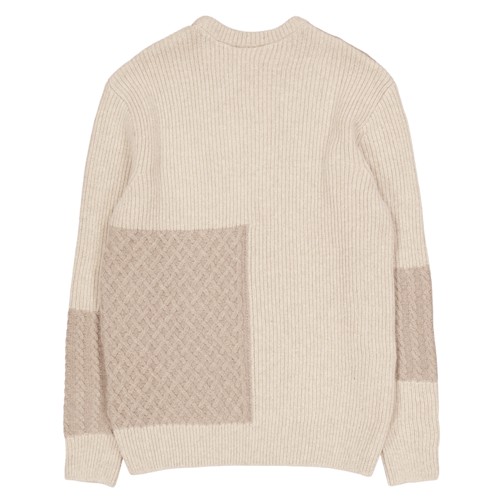 Orech Patchwork Knit Khaki