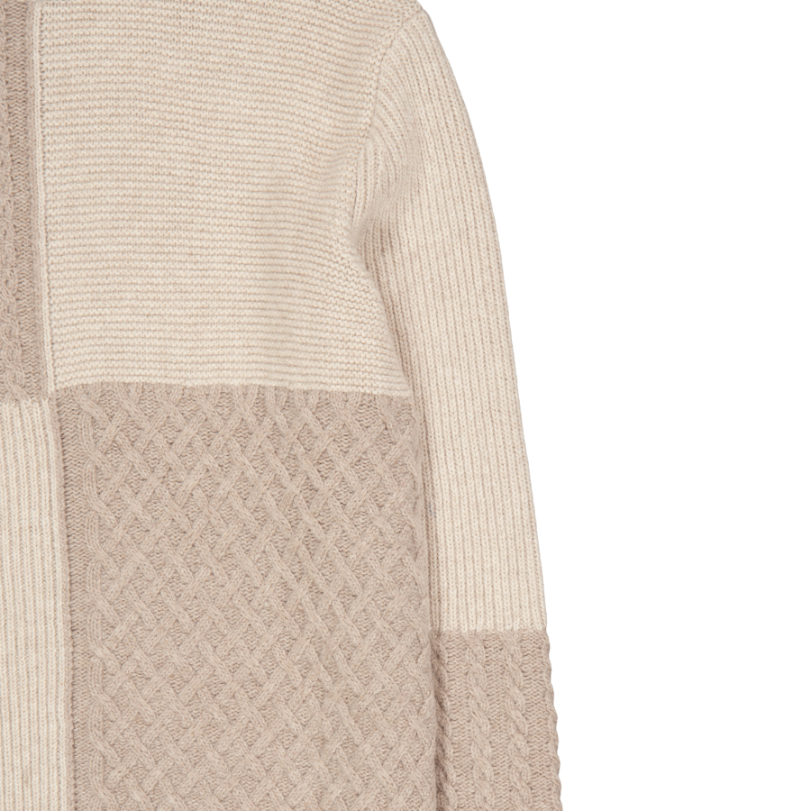 Orech Patchwork Knit Khaki