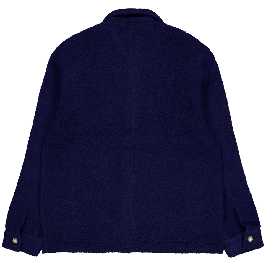 Stay Wool Overshirt Navy