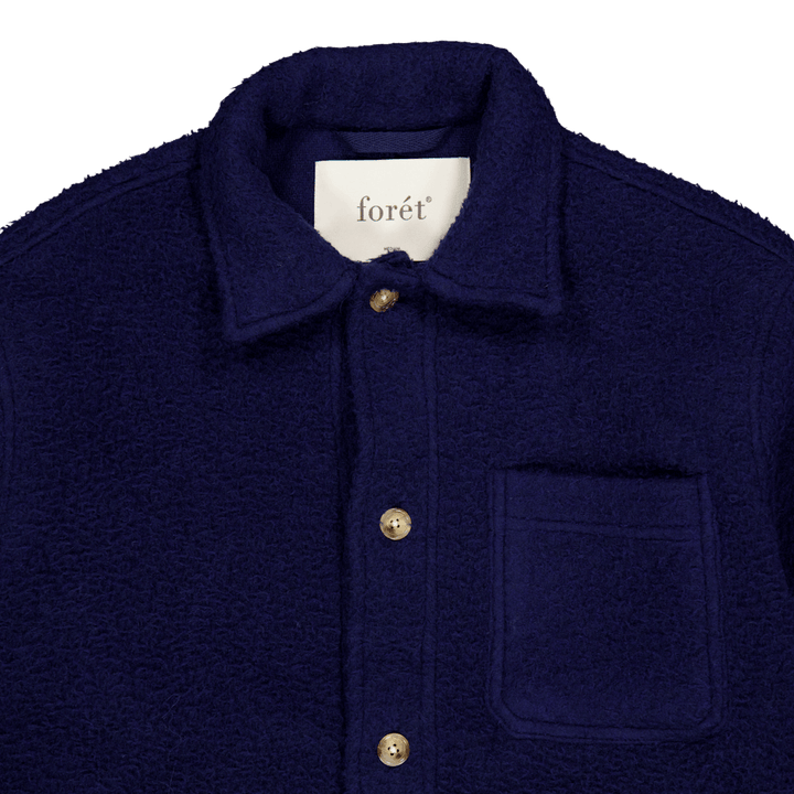 Stay Wool Overshirt Navy