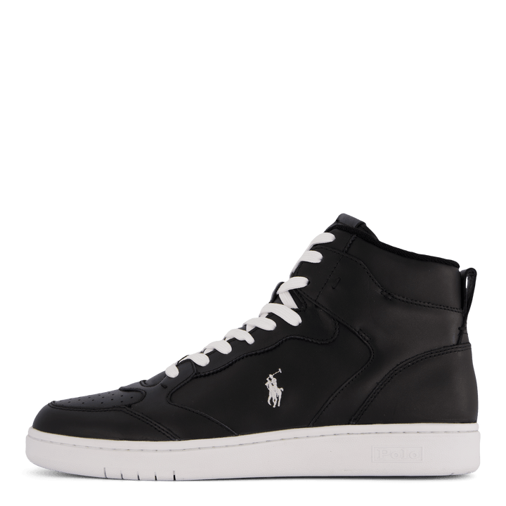 Court Leather High-Top Sneaker Svart / Hvit PP