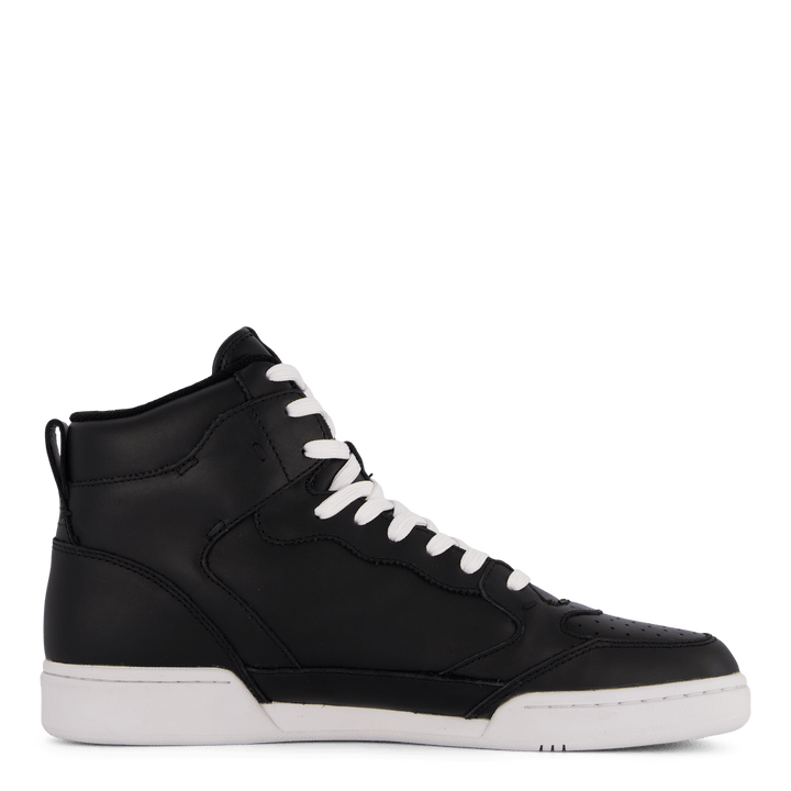 Court Leather High-Top Sneaker Svart / Hvit PP