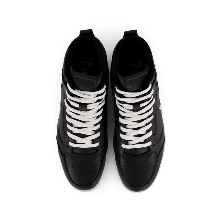 Court Leather High-Top Sneaker Svart / Hvit PP