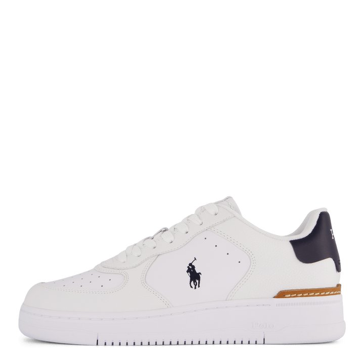 Masters Court Leather Sneaker White/Navy PP