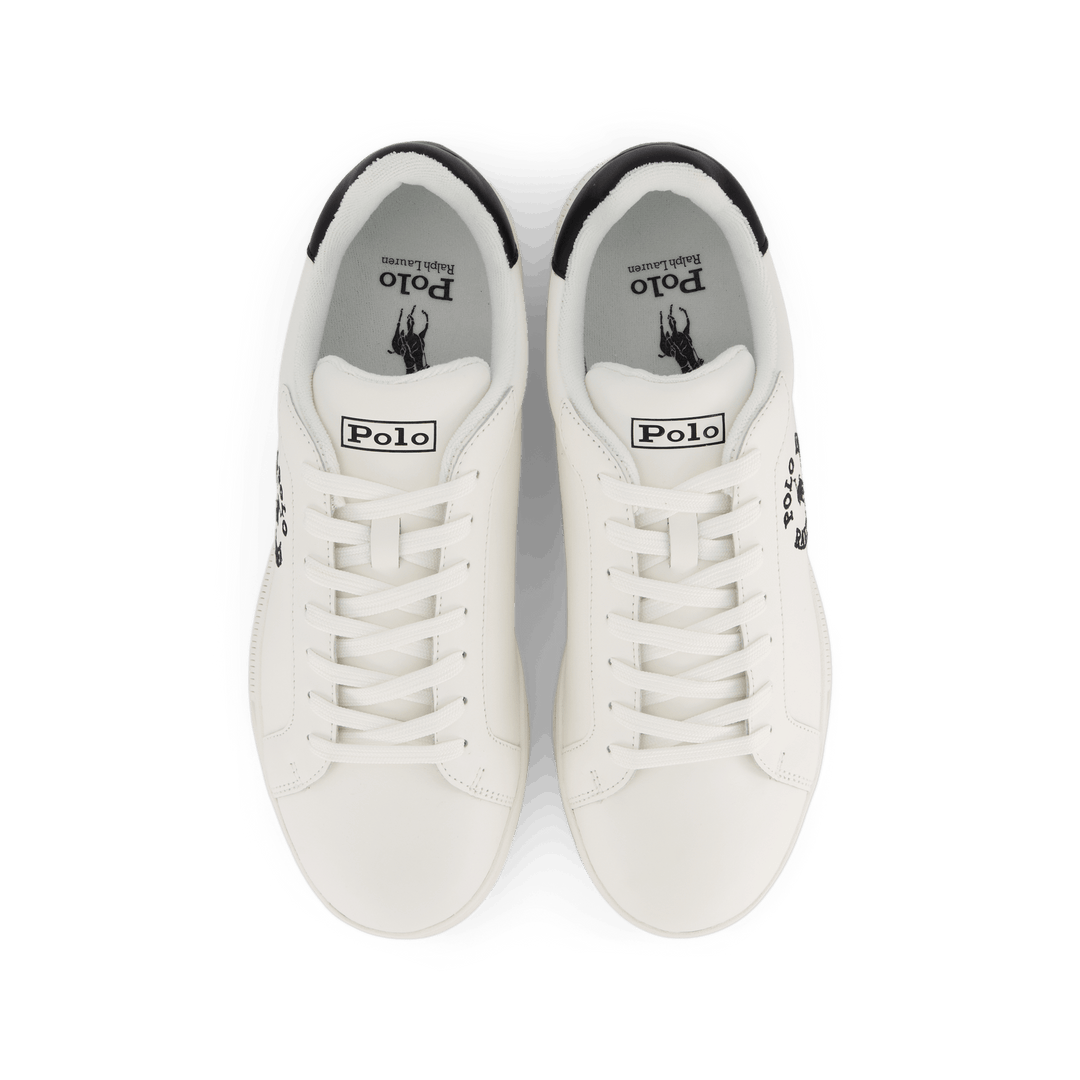 Heritage Court II Leather Sneaker Deckwash White / Black