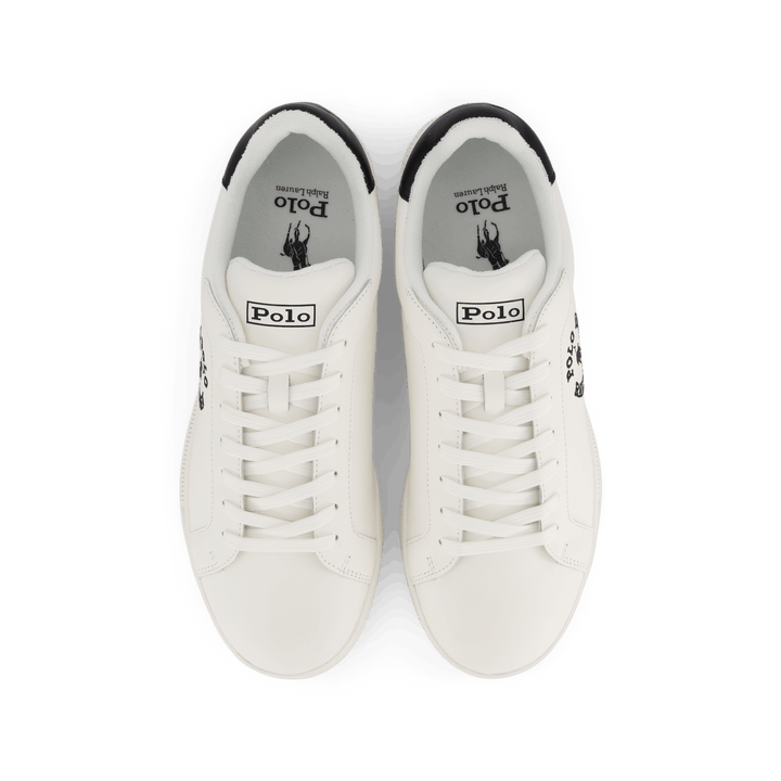 Heritage Court II Leather Sneaker Deckwash White / Black